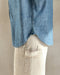 side view of the chambray top