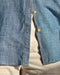 detailed view of the chambray top